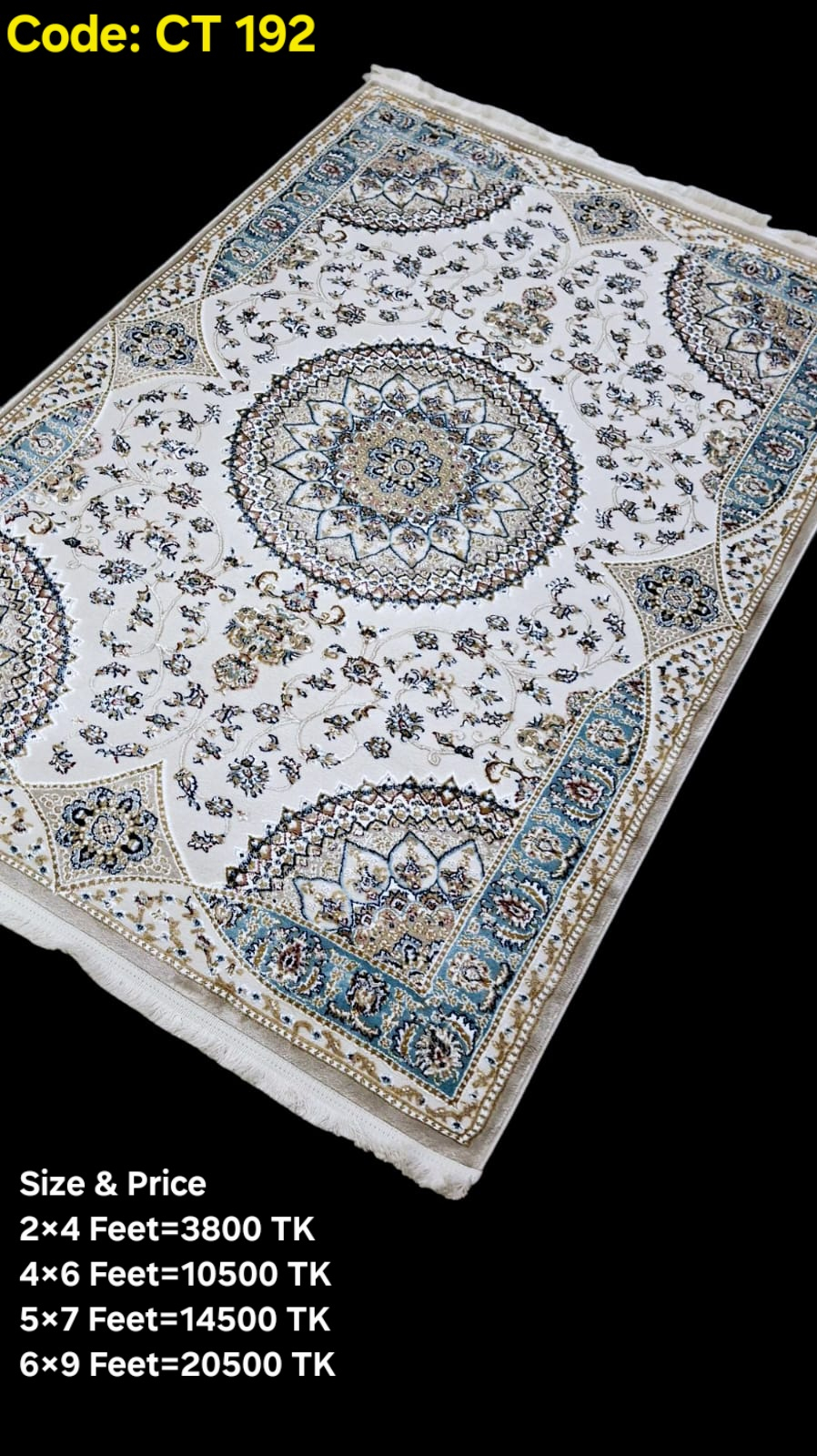 IMG-20250817-WA0030 প্রিমিয়াম টার্কিশ কার্পেট-CT 192 - Image 1