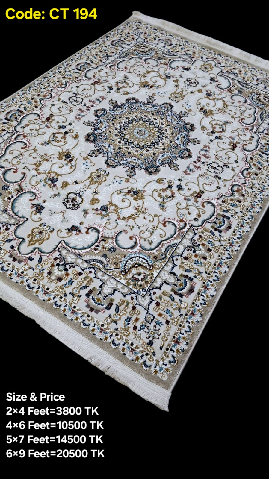 IMG-20250817-WA0038 প্রিমিয়াম টার্কিশ কার্পেট-CT 194 - Image 1