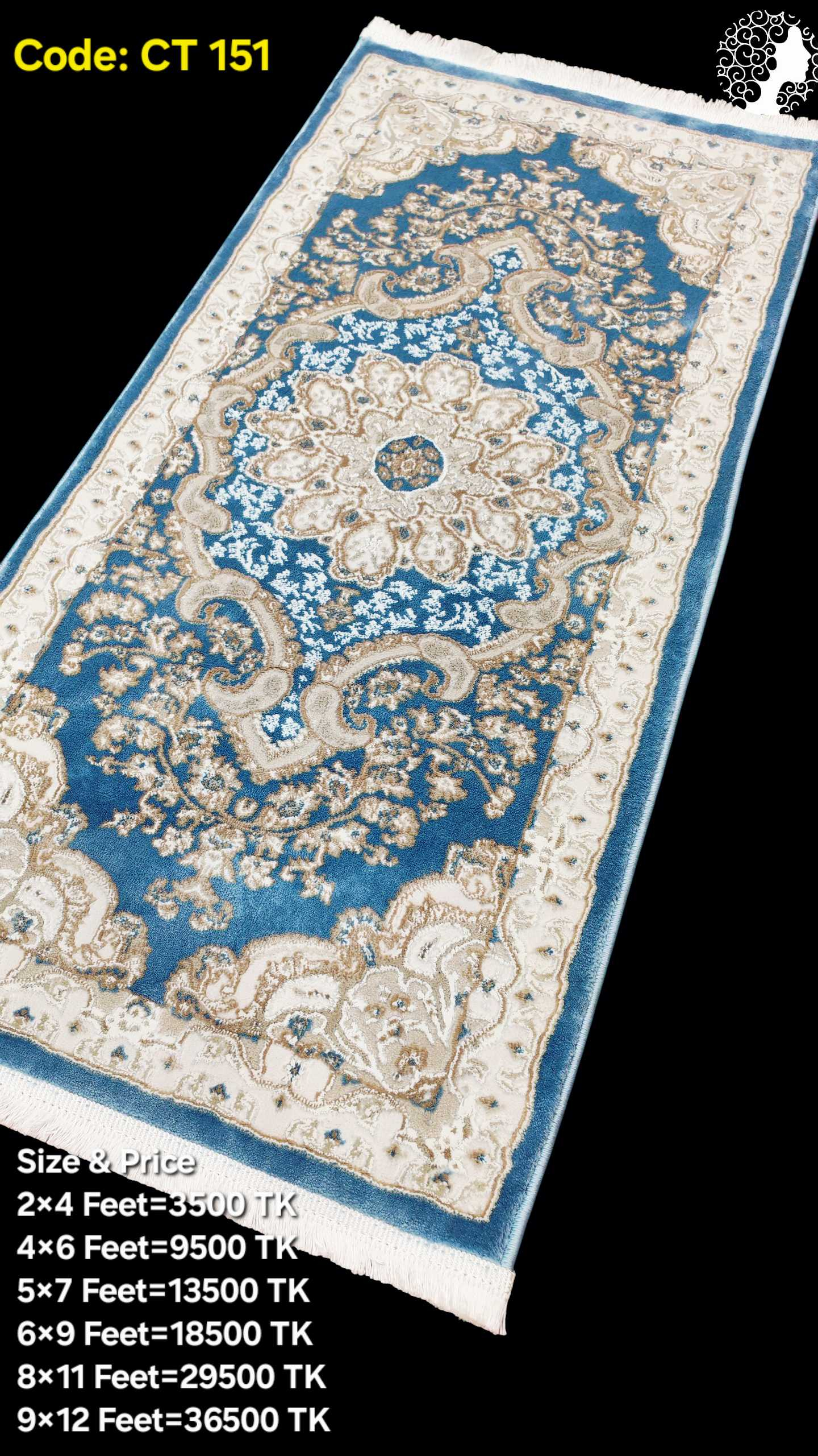 Compress_20251118_192830_0866 প্রিমিয়াম টার্কিশ কার্পেট - CT 151 - Image 1