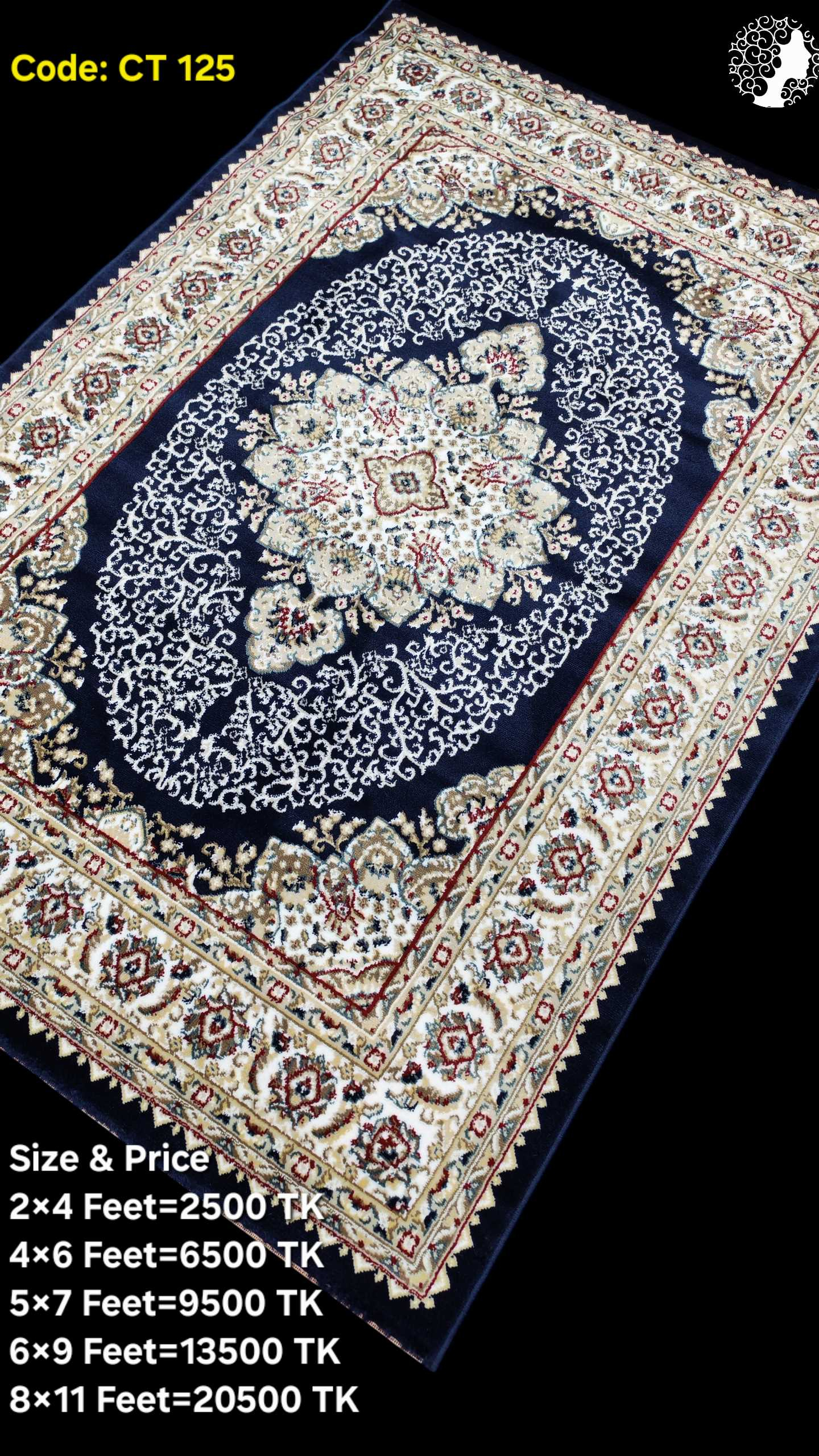 125 প্রিমিয়াম টার্কিশ কার্পেট - CT 125 - Image 1