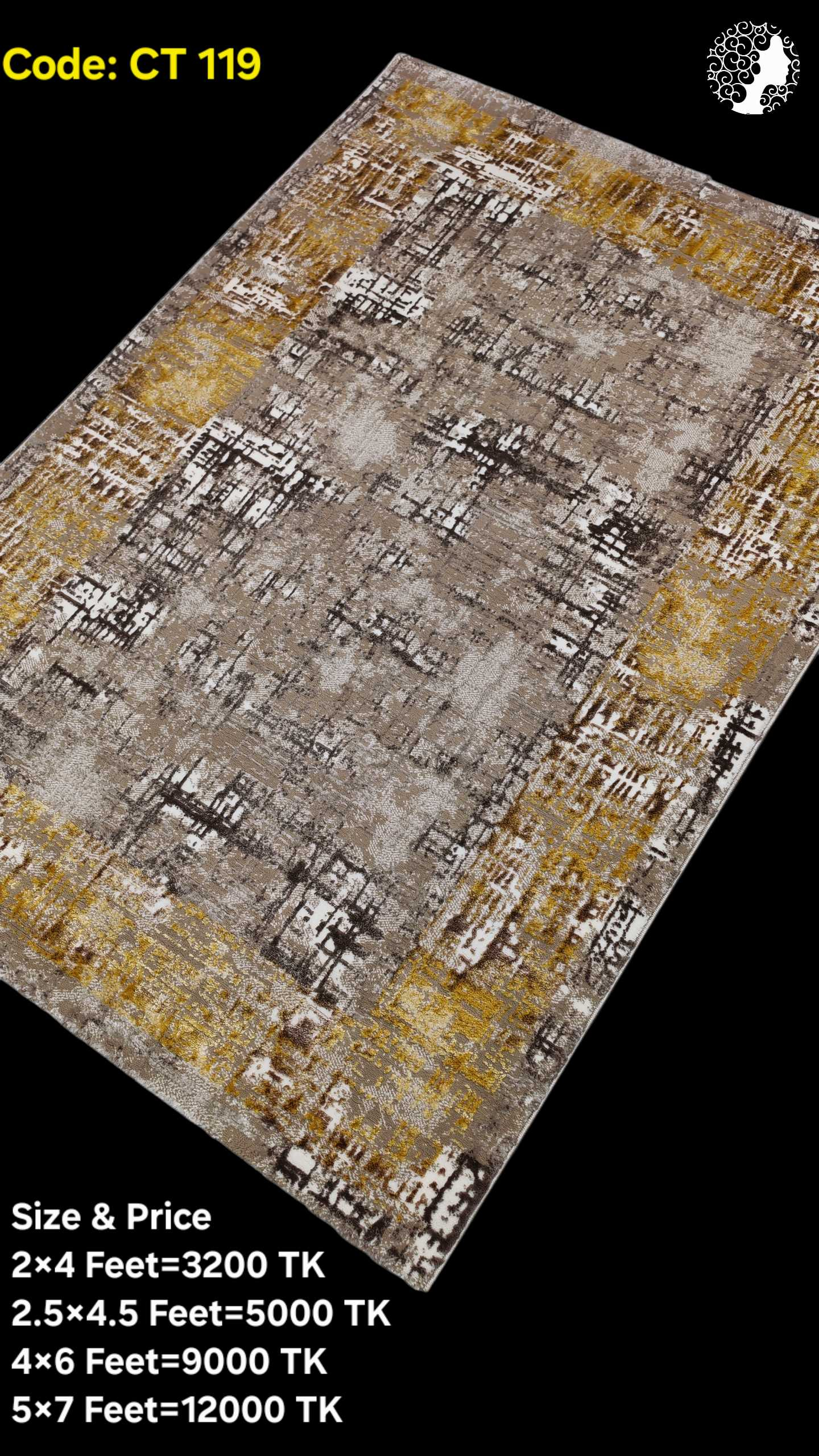 IMG_20260128_001701 প্রিমিয়াম টার্কিশ কার্পেট - CT 119 - Image 1